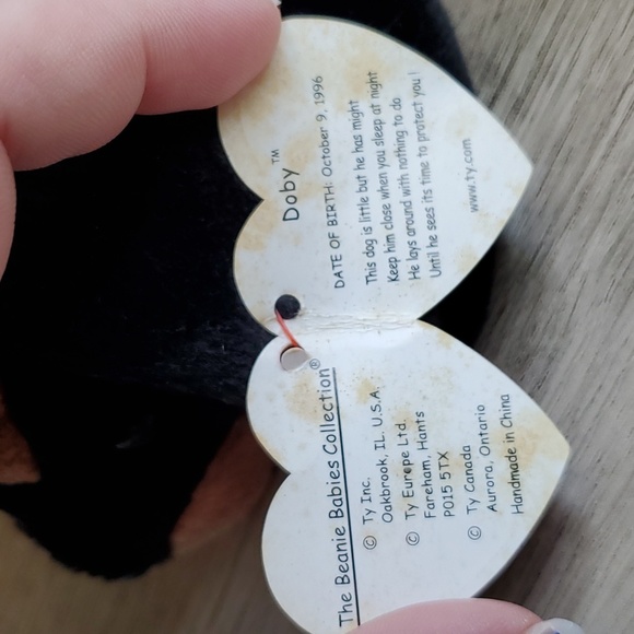 Doby the Doberman Ty Beanie Baby - Picture 6 of 8